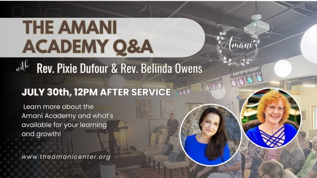 THE AMANI ACADEMY Q&A – The Amani Center